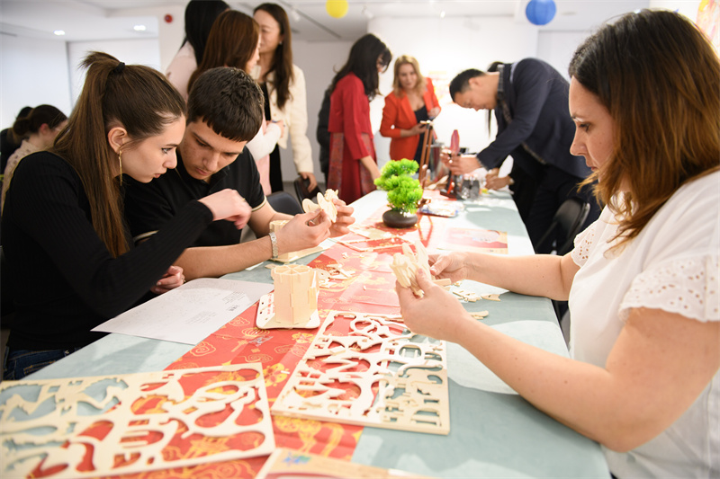 活动现场。布加勒斯特中国文化中心供图。