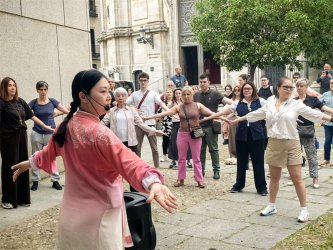 “中文+中医药文化”巡讲巡展在西班牙马德里启